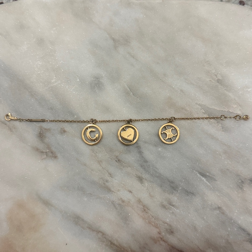 Celine Swivel Multi-Pendant Bracelet - Picture 4 of 11